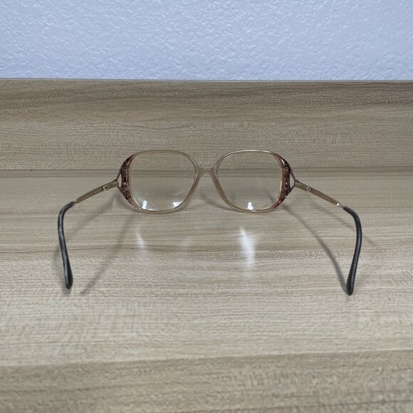 Luxottica Fran 130 Reading Sunglasses Eyeglasses Frames Only Brown Mist - Picture 4 of 7